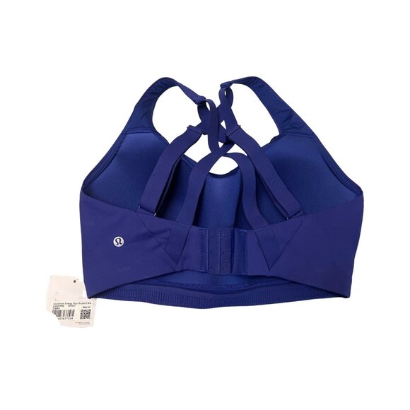 Lululemon Energy High Support Bra Deep Sea Blue 36DD-36DDD Strappy Back Design - Picture 2 of 4